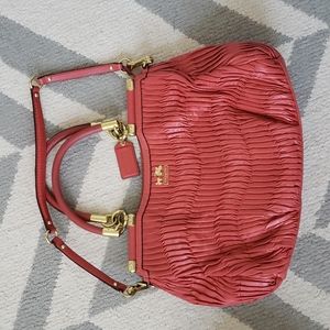 Coach leather bag, Circa 2000s